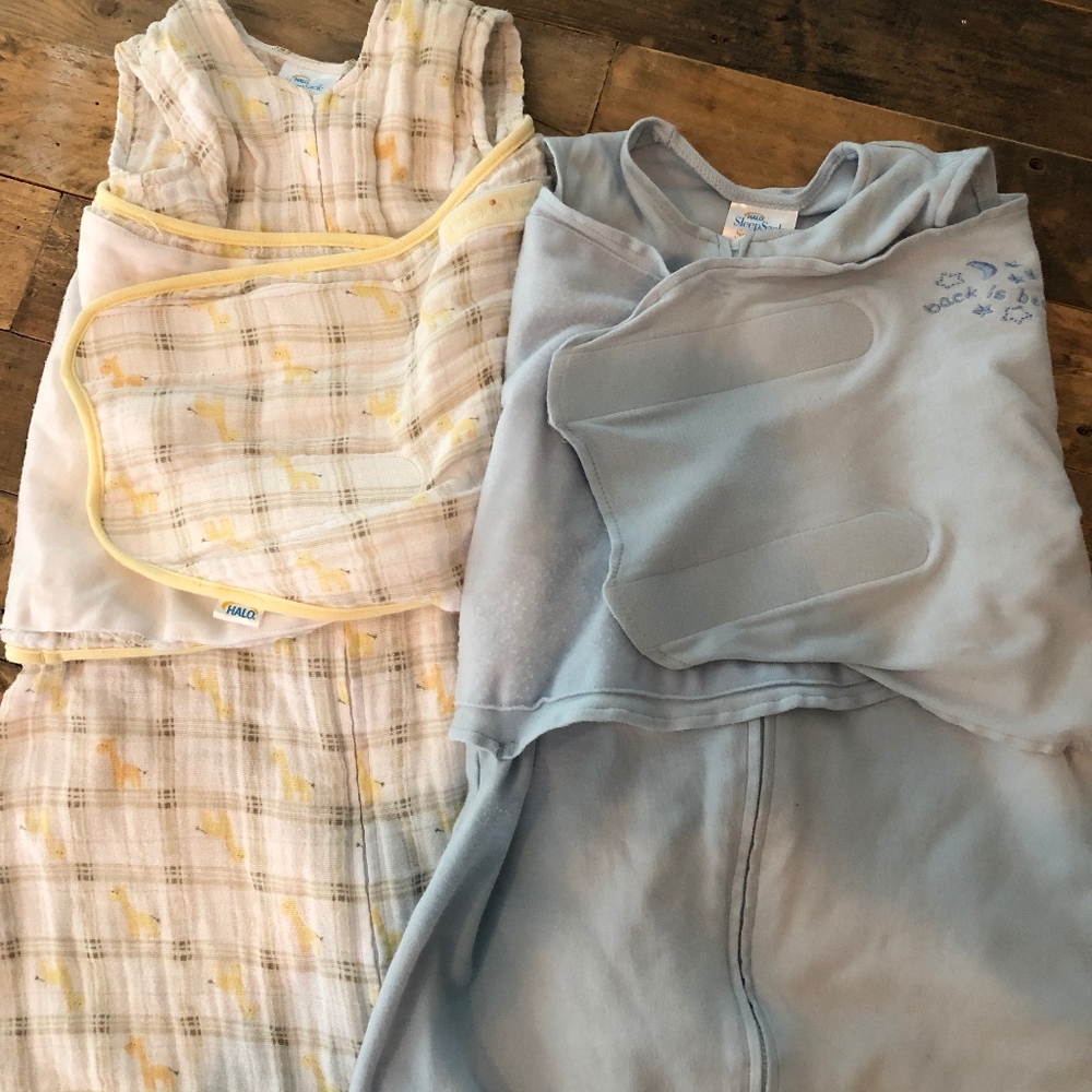 Set of TWO Sleepsack Swaddles - SMALL